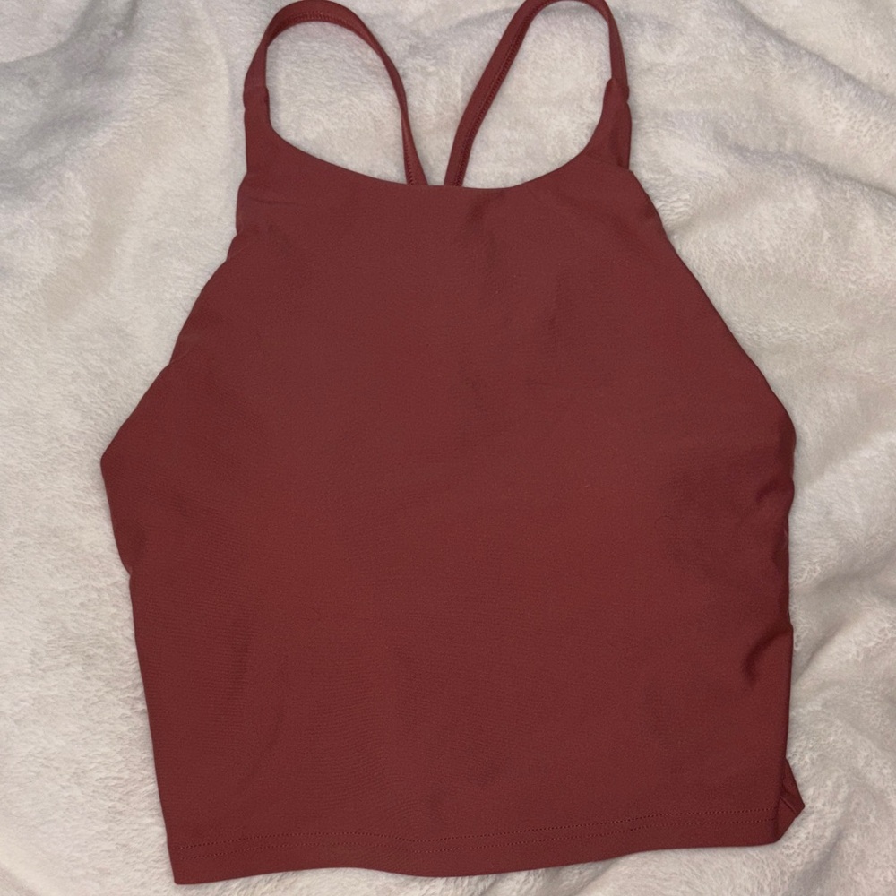 Red Strappy Tank Top